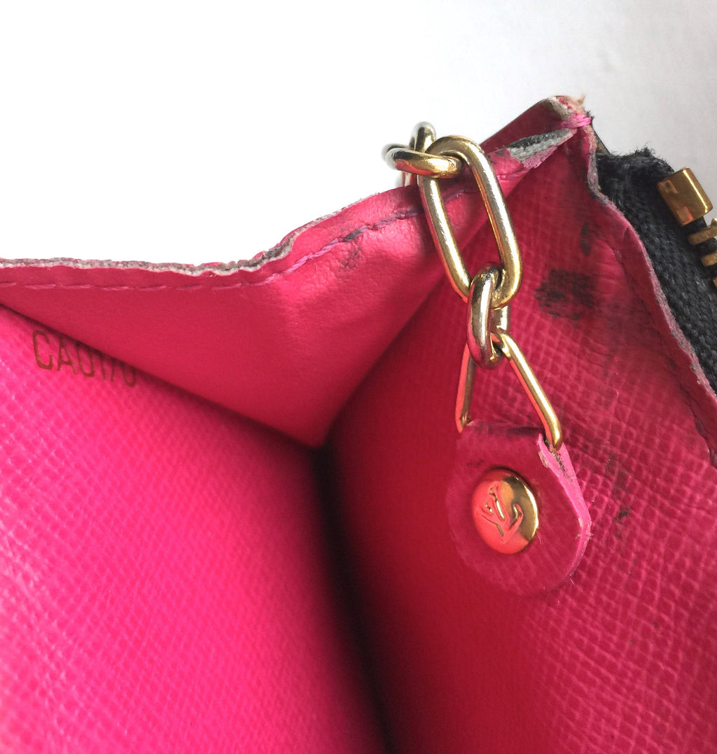 Louis Vuitto Multicolour Coin Purse with Key Ring
