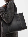 CHLOÃƒÆ’Ã¢â‚¬Â° Medium WOODY TOTE BAG