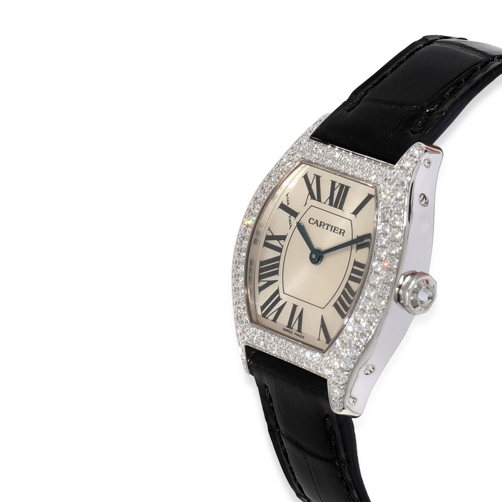 CARTIER Tortue 2644 Women's Watch in 18kt White Gold