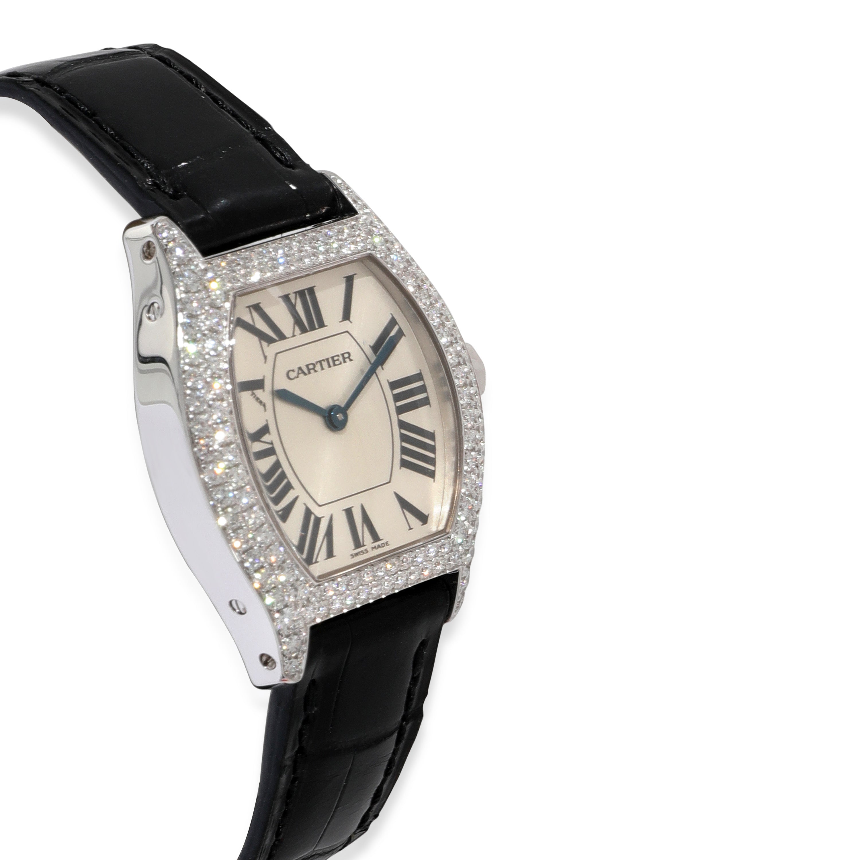 CARTIER Tortue 2644 Women's Watch in 18kt White Gold