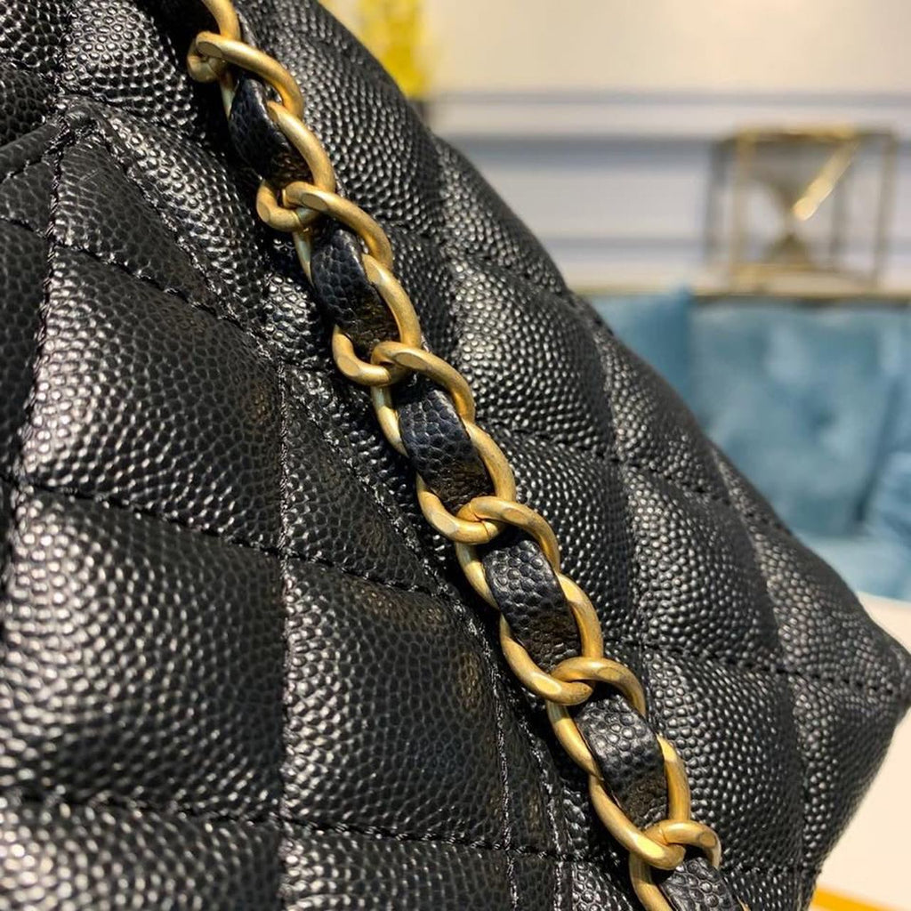 CHLLarge Flap Bag With Top Handle Black For Women, Women’s Handbags, Shoulder And Crossbody Bags 11in/28cm A92991