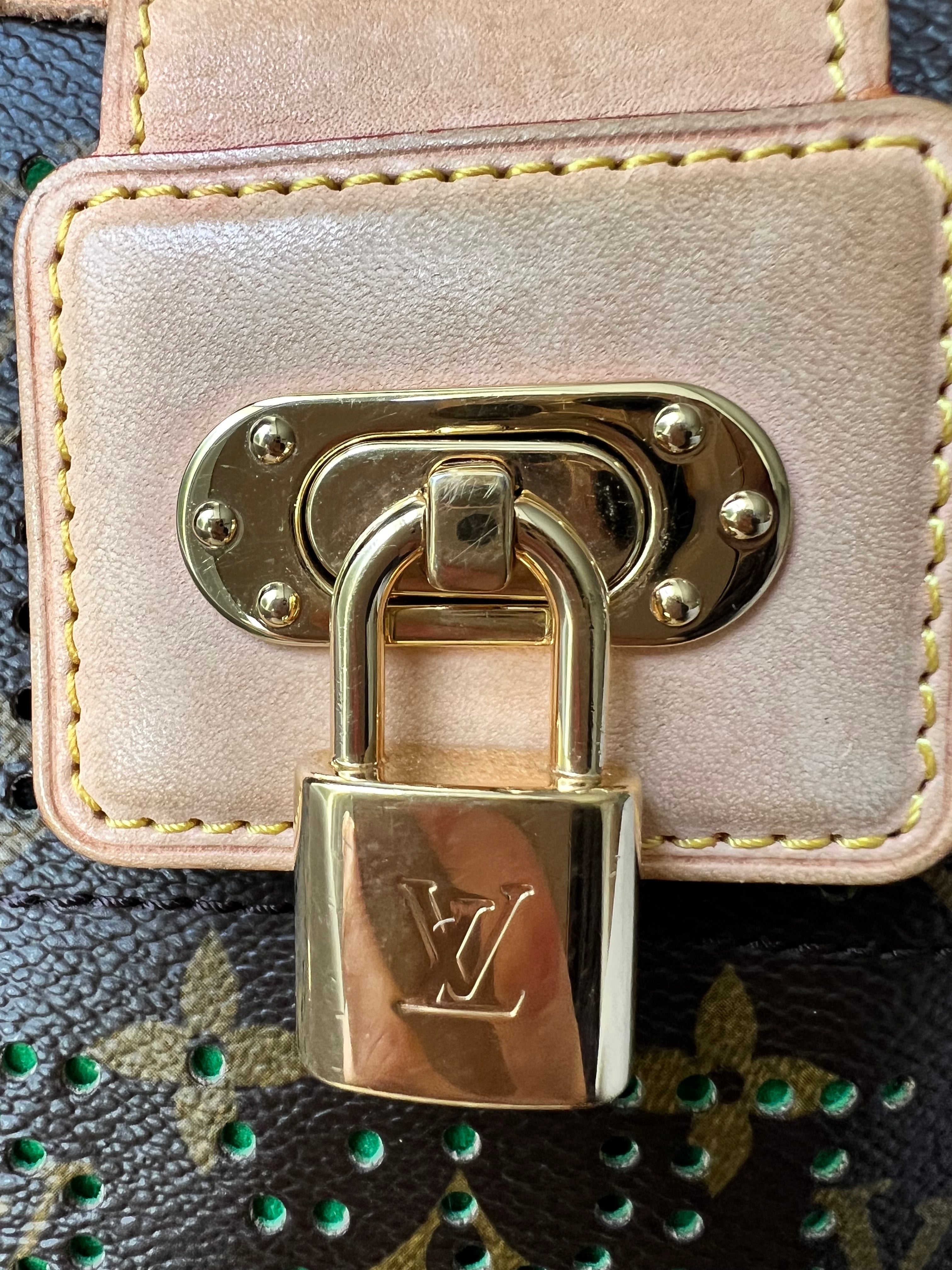 Louis Vuitton Perforated Monogram Green Musette Bag
