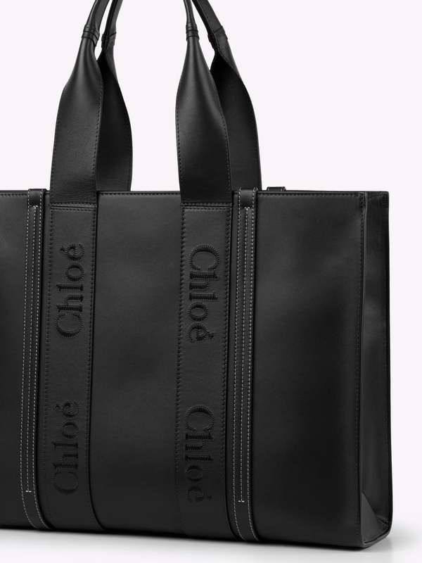 CHLOÃƒÆ’Ã¢â‚¬Â° Medium WOODY TOTE BAG