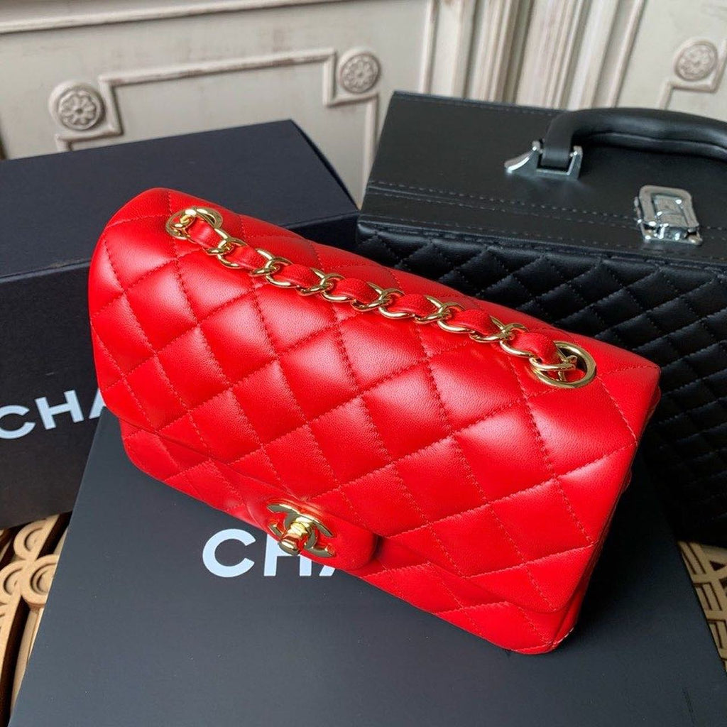 CHLMini GlamIap Bag Red For Women Bags Bag, Shoulder And Crossbody 7.8in/20cm A69900