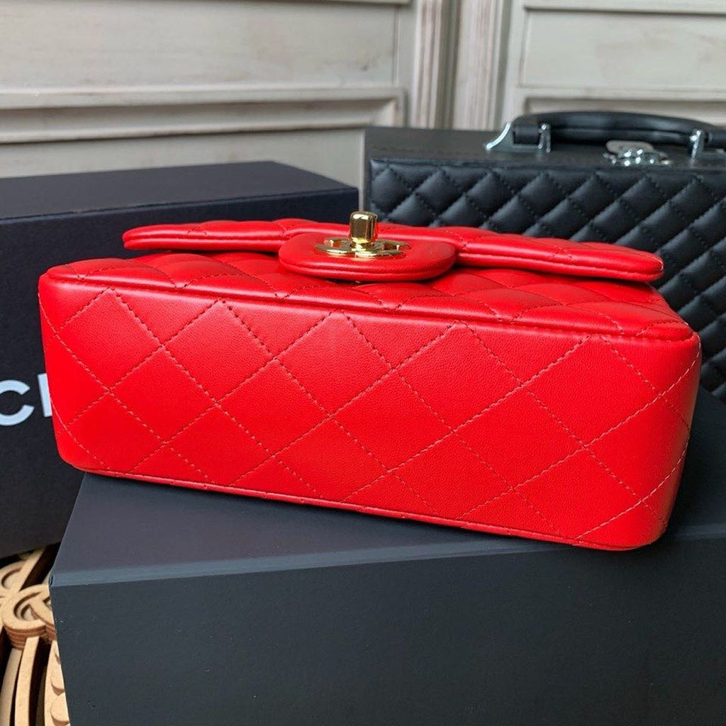 CHLMini GlamIap Bag Red For Women Bags Bag, Shoulder And Crossbody 7.8in/20cm A69900