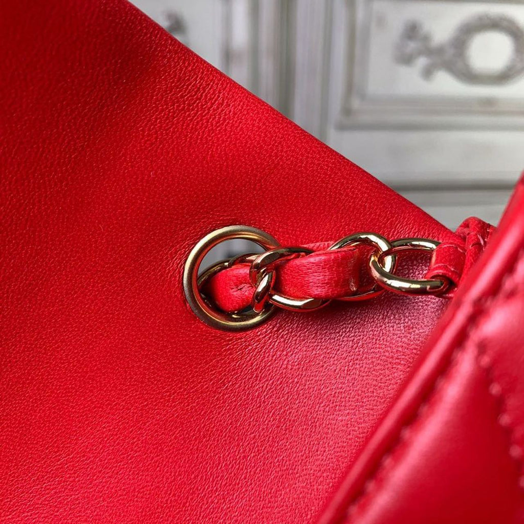CHLMini GlamIap Bag Red For Women Bags Bag, Shoulder And Crossbody 7.8in/20cm A69900
