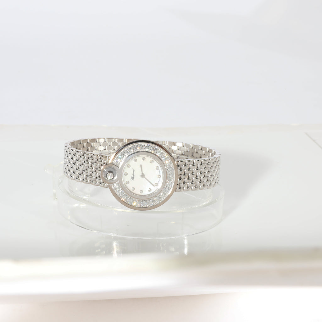 CHOPARD Happy Diamond 204407-1003 Women's Watch in 18kt White Gold