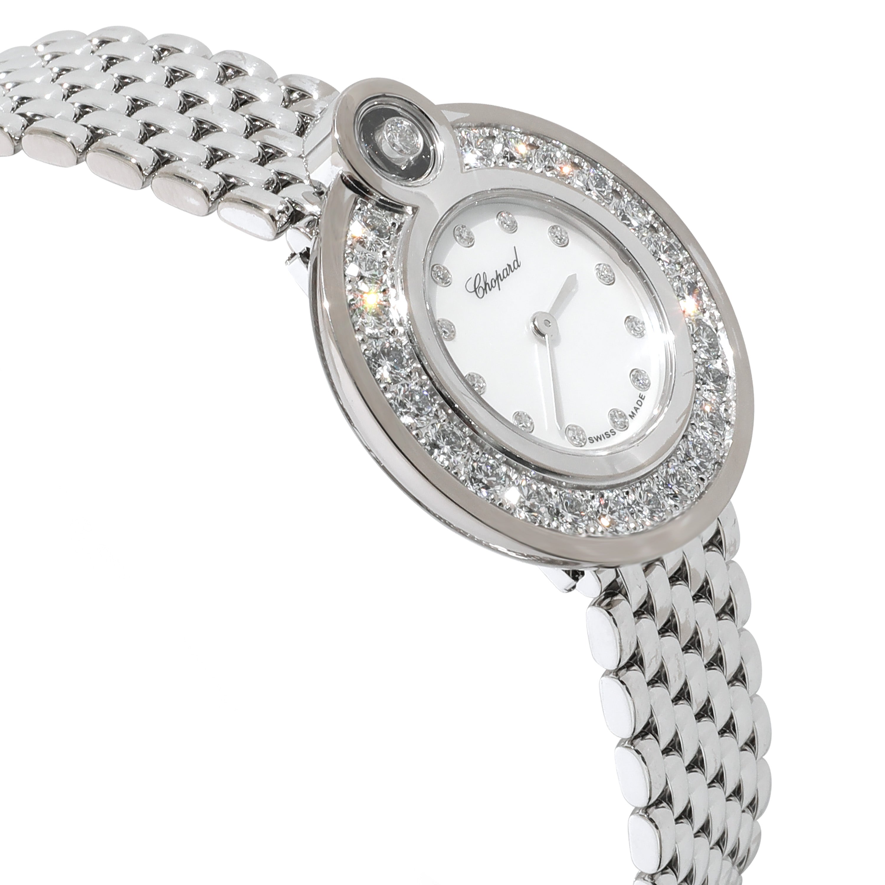 CHOPARD Happy Diamond 204407-1003 Women's Watch in 18kt White Gold