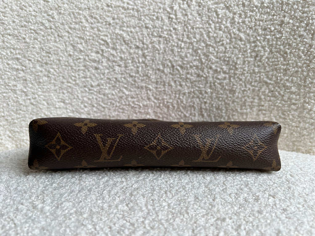 Louis Vuitton Red and Monogram Pallas Pochette