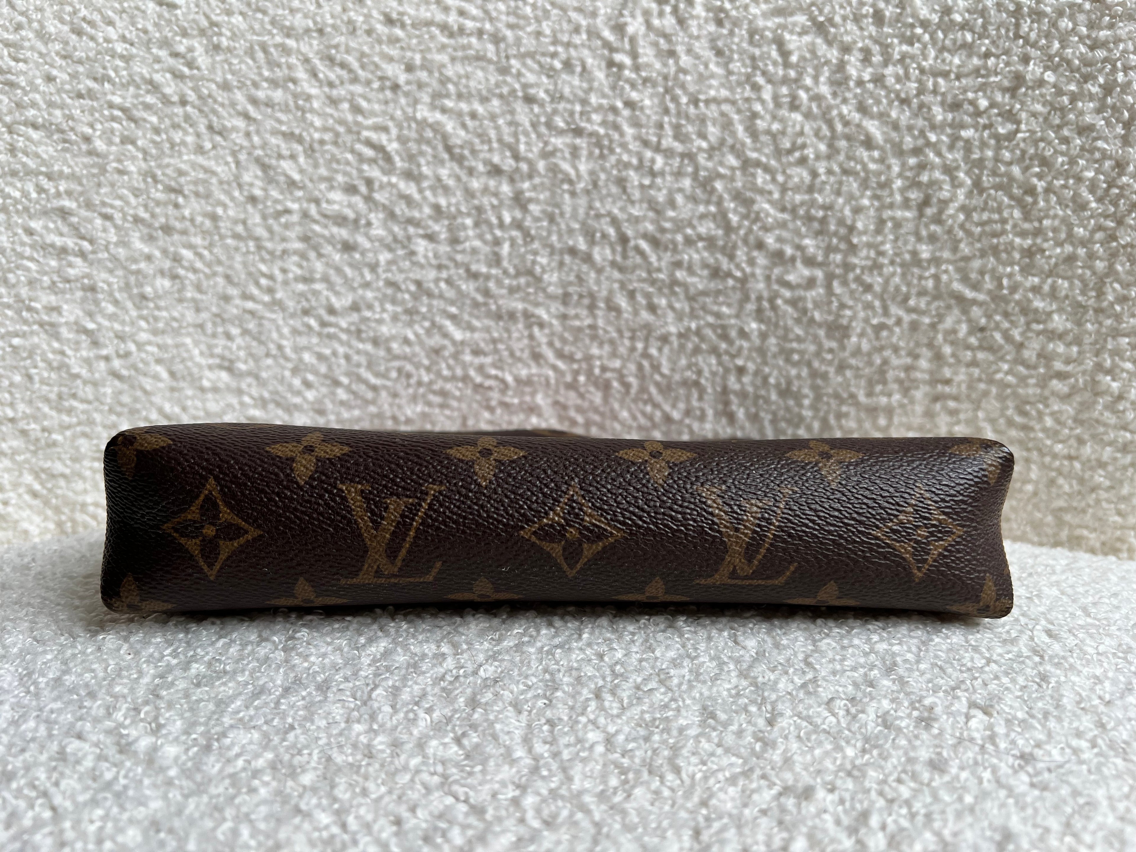 Louis Vuitton Red and Monogram Pallas Pochette