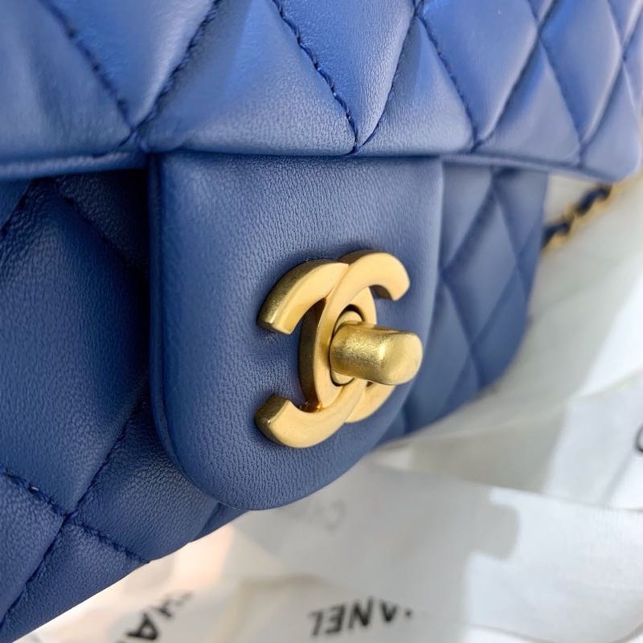 CHLGlamIap Bag With CHLBall On Strap Blue For Women Handbags, Shoulder And Crossbody Bags 7.8in/20cm AS1787