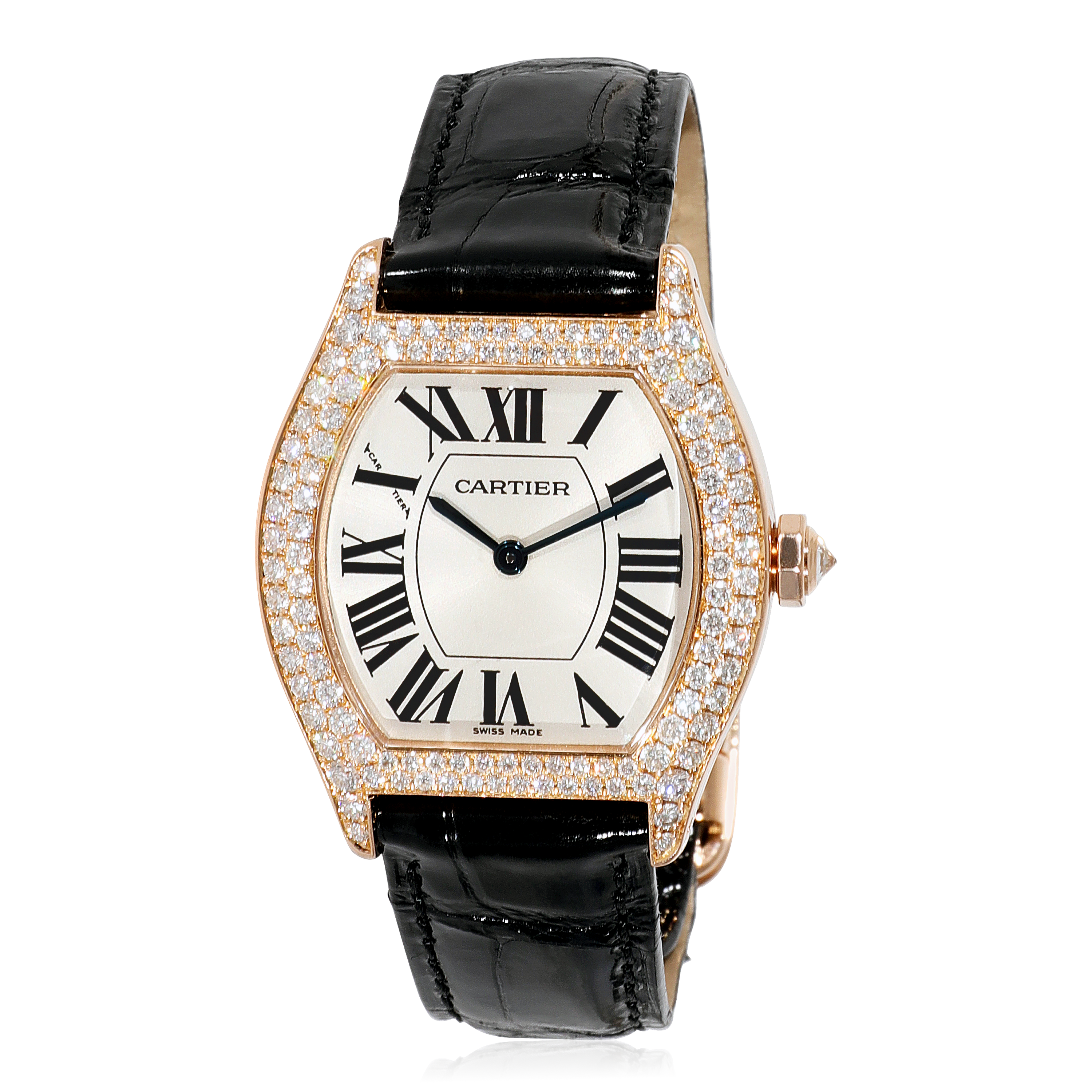 CARTIER Tortue WA503751 Women's Watch in 18kt Rose Gold