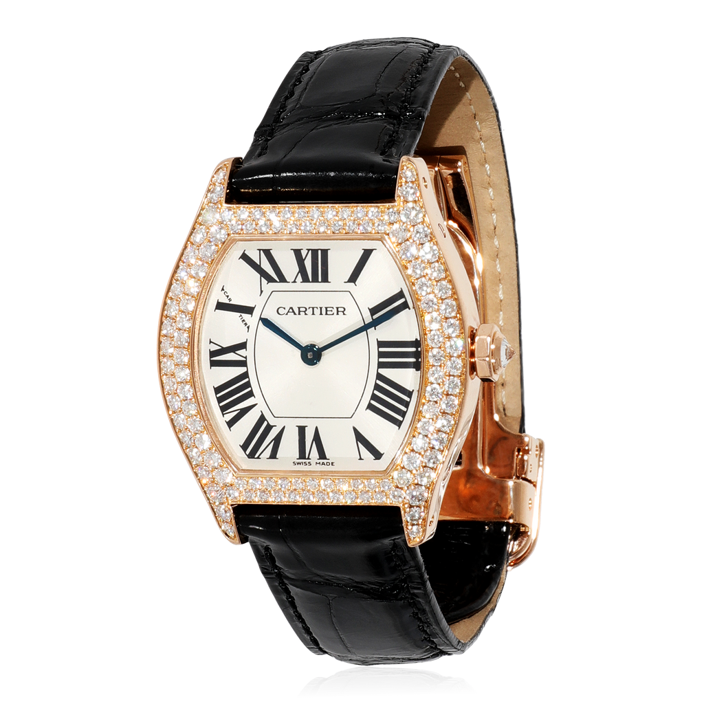 CARTIER Tortue WA503751 Women's Watch in 18kt Rose Gold