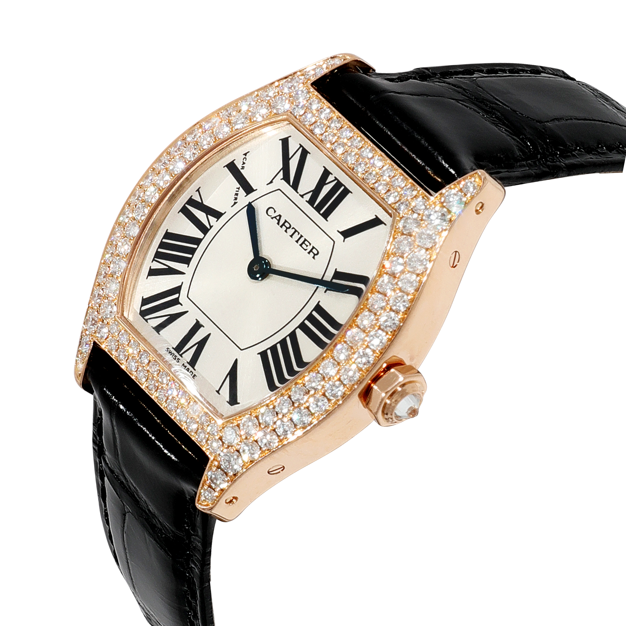 CARTIER Tortue WA503751 Women's Watch in 18kt Rose Gold