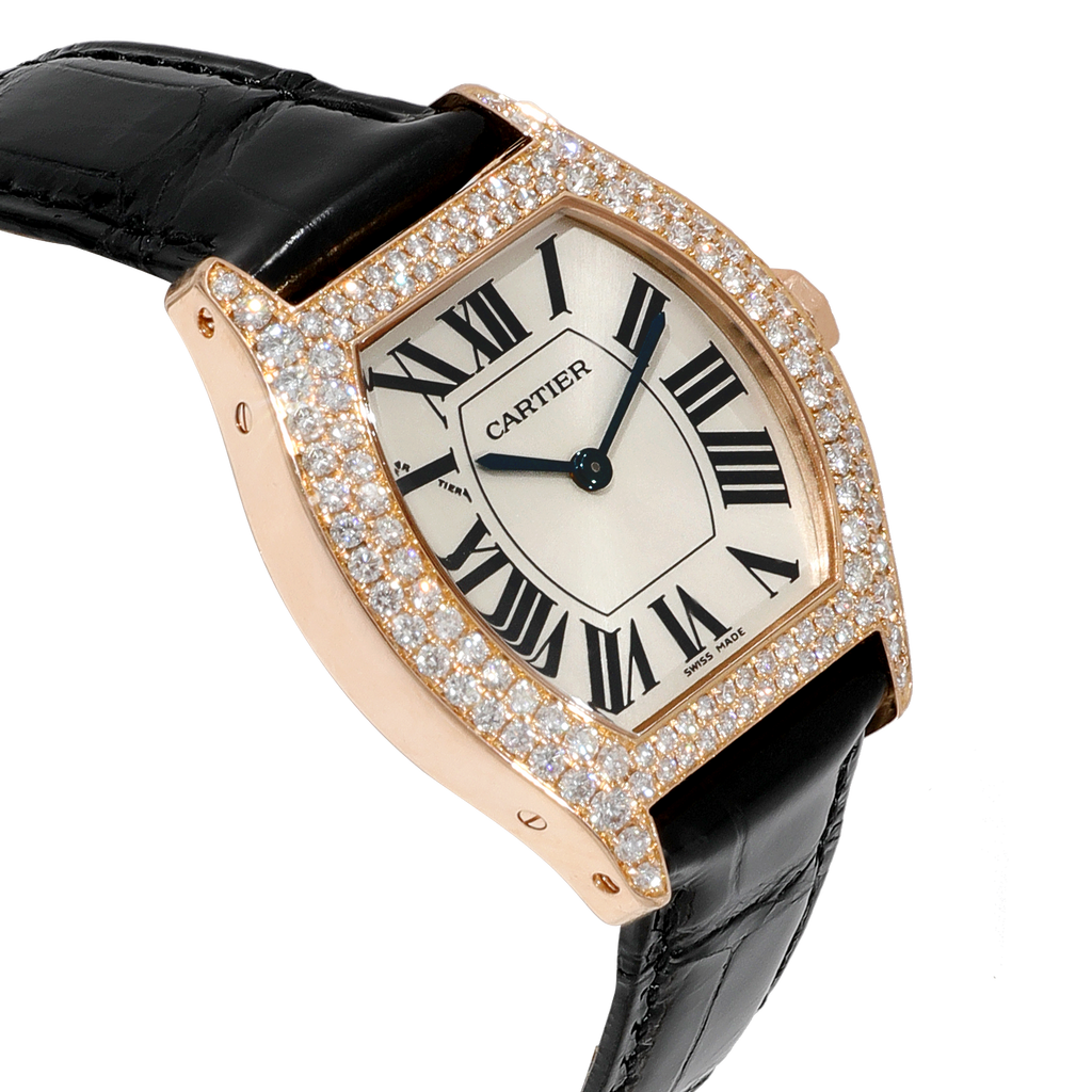 CARTIER Tortue WA503751 Women's Watch in 18kt Rose Gold