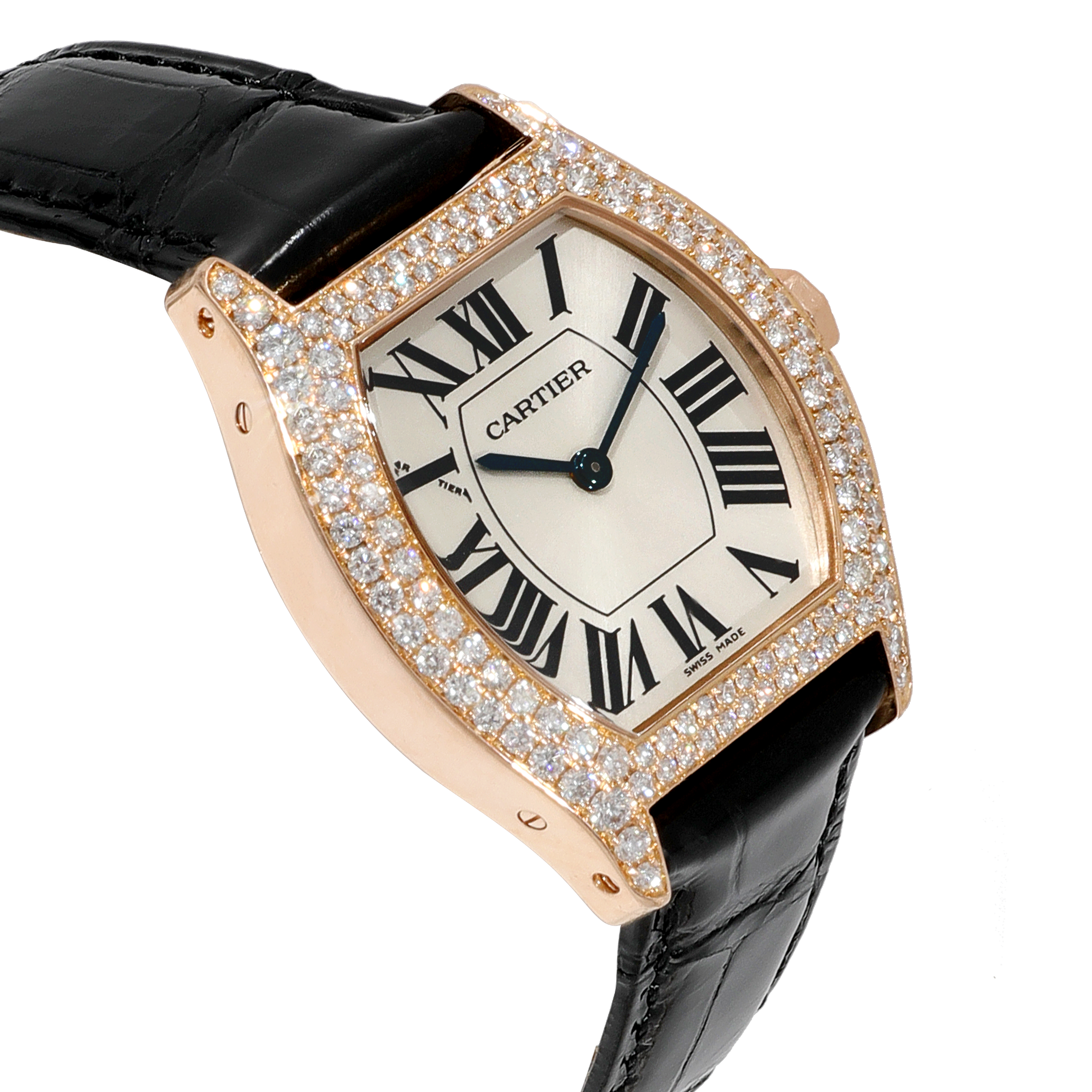CARTIER Tortue WA503751 Women's Watch in 18kt Rose Gold