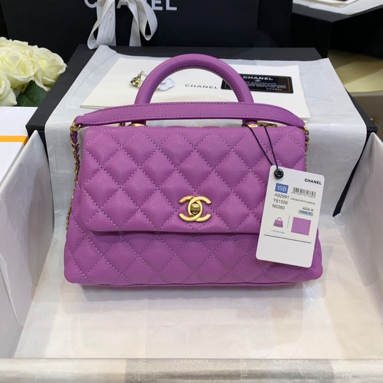 CHLMeGLAMIum GlamIap Bag With Top Handle Purple For Women, WomenÃƒÂ¢Ã¢â€šÂ¬Ã¢â€žÂ¢s Handbags, Shoulder And Crossbody Bags 9in/23cm A92990