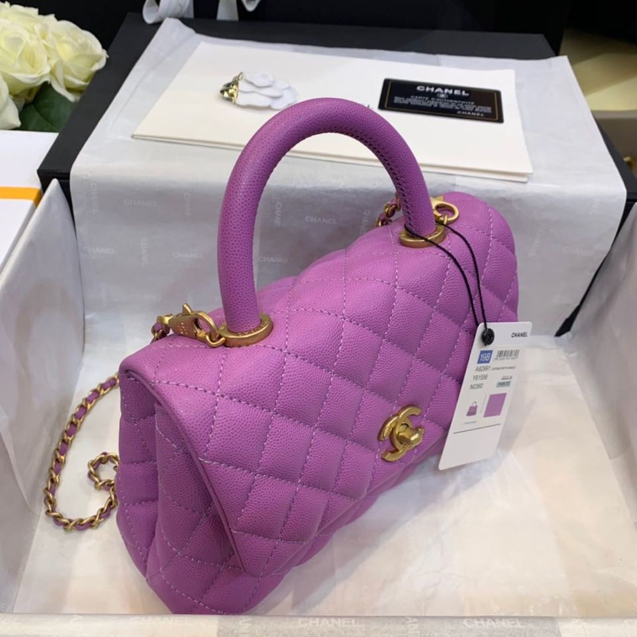 CHLMeGLAMIum GlamIap Bag With Top Handle Purple For Women, WomenÃƒÂ¢Ã¢â€šÂ¬Ã¢â€žÂ¢s Handbags, Shoulder And Crossbody Bags 9in/23cm A92990