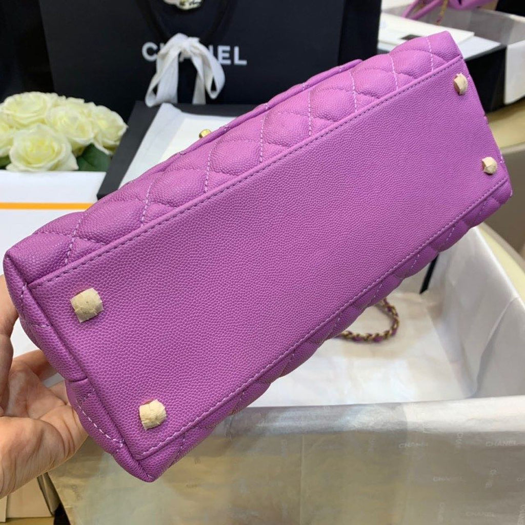 CHLLarge Flap Bag With Top Handle Purple For Women, Women’s Handbags, Shoulder And Crossbody Bags 11in/28cm A92991