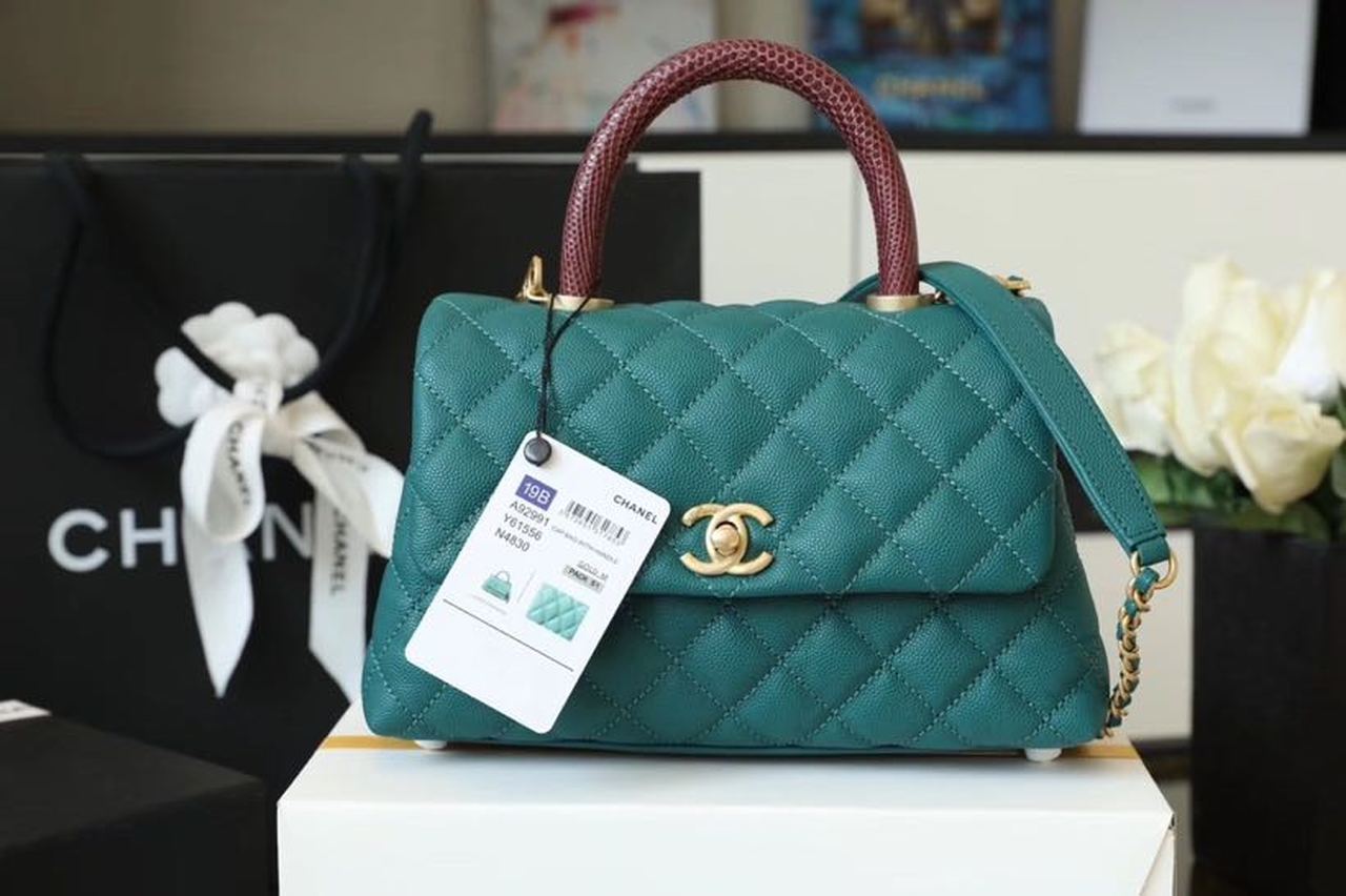 CHLMeGLAMIum GlamIap Bag With Top Handle Teal For Women, WomenÃƒÂ¢Ã¢â€šÂ¬Ã¢â€žÂ¢s Handbags, Shoulder And Crossbody Bags 9in/23cm A92990