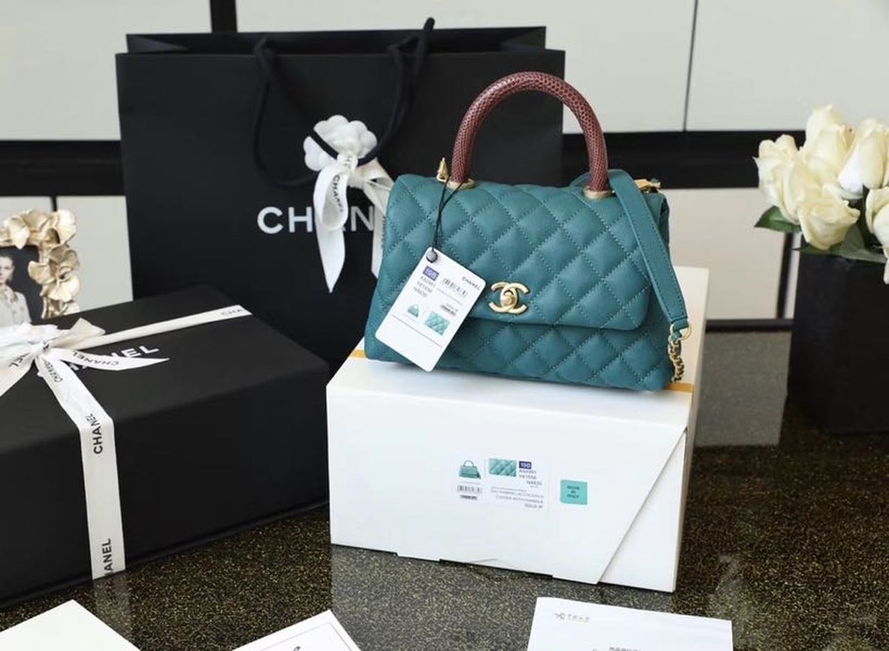 CHLMeGLAMIum GlamIap Bag With Top Handle Teal For Women, WomenÃƒÂ¢Ã¢â€šÂ¬Ã¢â€žÂ¢s Handbags, Shoulder And Crossbody Bags 9in/23cm A92990