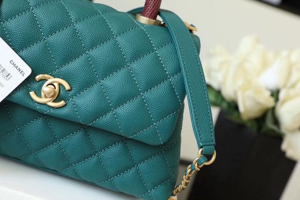 CHLMeGLAMIum GlamIap Bag With Top Handle Teal For Women, WomenÃƒÂ¢Ã¢â€šÂ¬Ã¢â€žÂ¢s Handbags, Shoulder And Crossbody Bags 9in/23cm A92990
