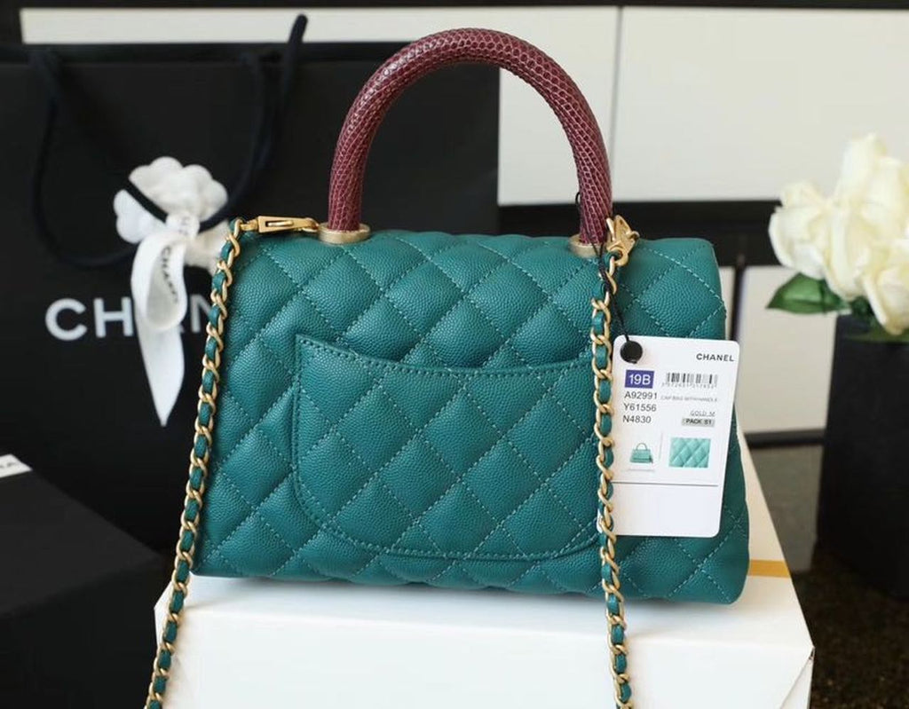 CHLMeGLAMIum GlamIap Bag With Top Handle Teal For Women, WomenÃƒÂ¢Ã¢â€šÂ¬Ã¢â€žÂ¢s Handbags, Shoulder And Crossbody Bags 9in/23cm A92990
