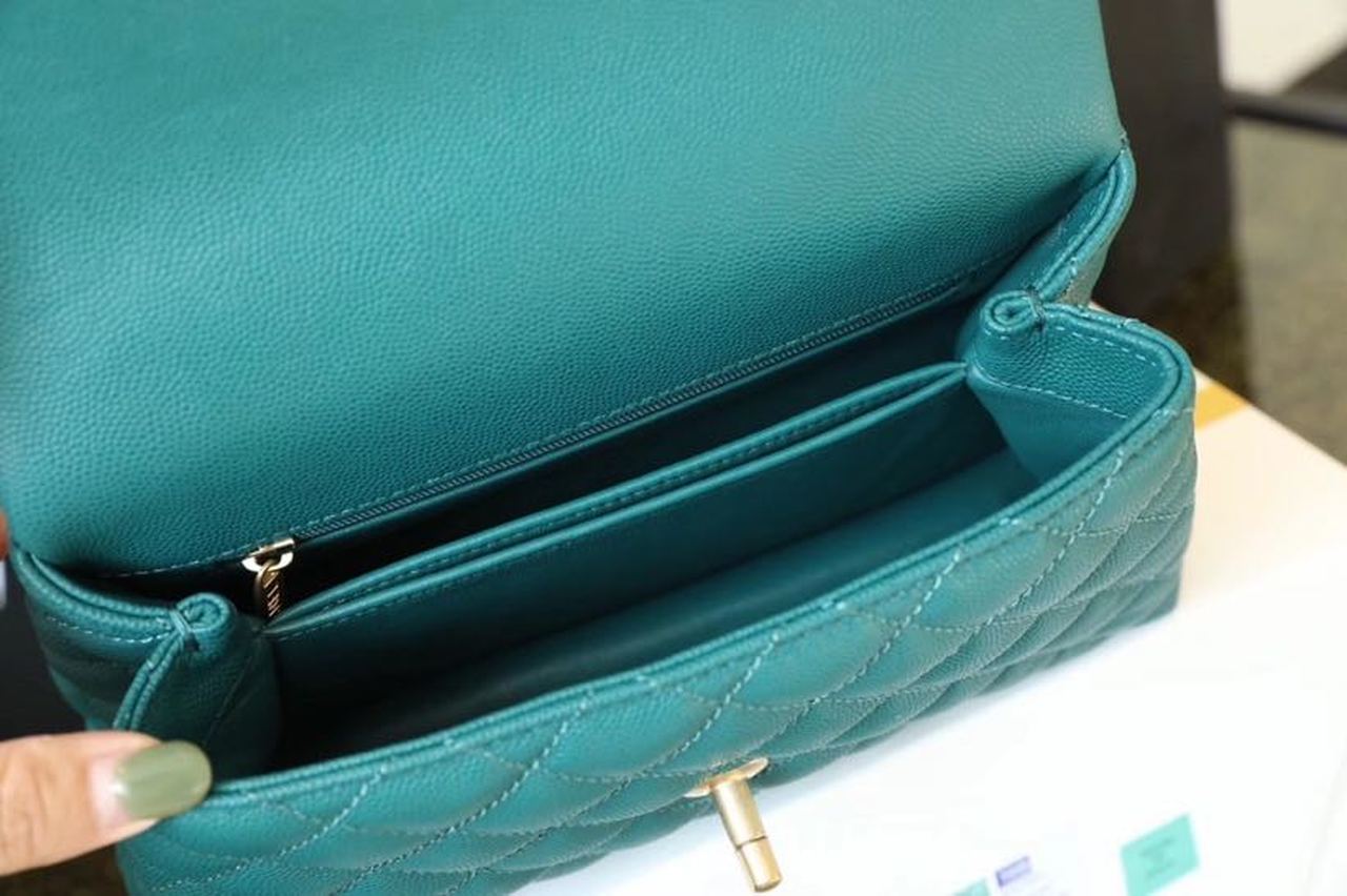 CHLMeGLAMIum GlamIap Bag With Top Handle Teal For Women, WomenÃƒÂ¢Ã¢â€šÂ¬Ã¢â€žÂ¢s Handbags, Shoulder And Crossbody Bags 9in/23cm A92990