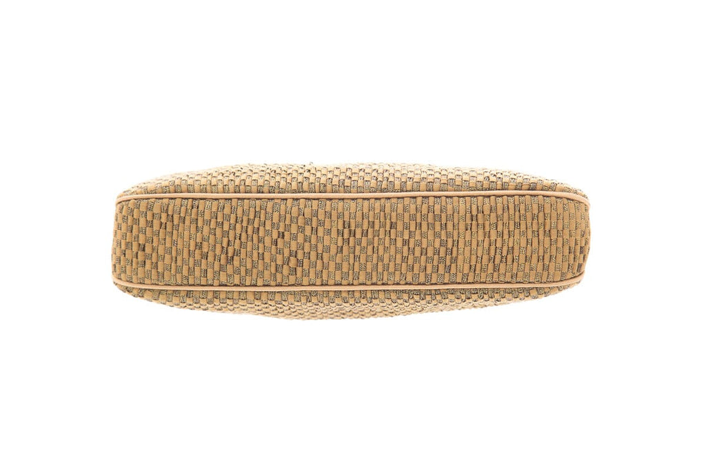 Judith Leiber Gold Metallic Clutch on Chain