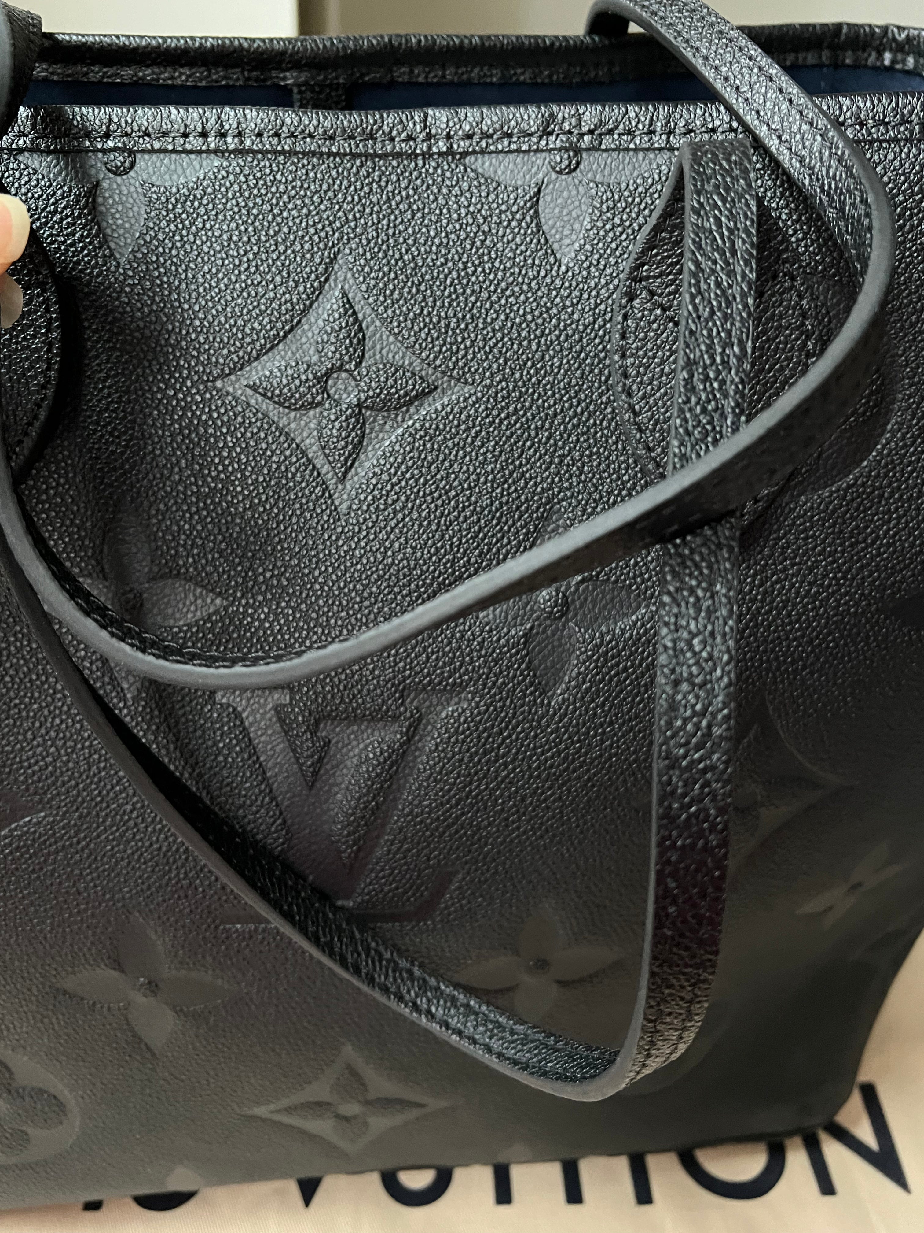 Louis Vuitton Neverfull MM Black Empreinte (RRP £1,940)