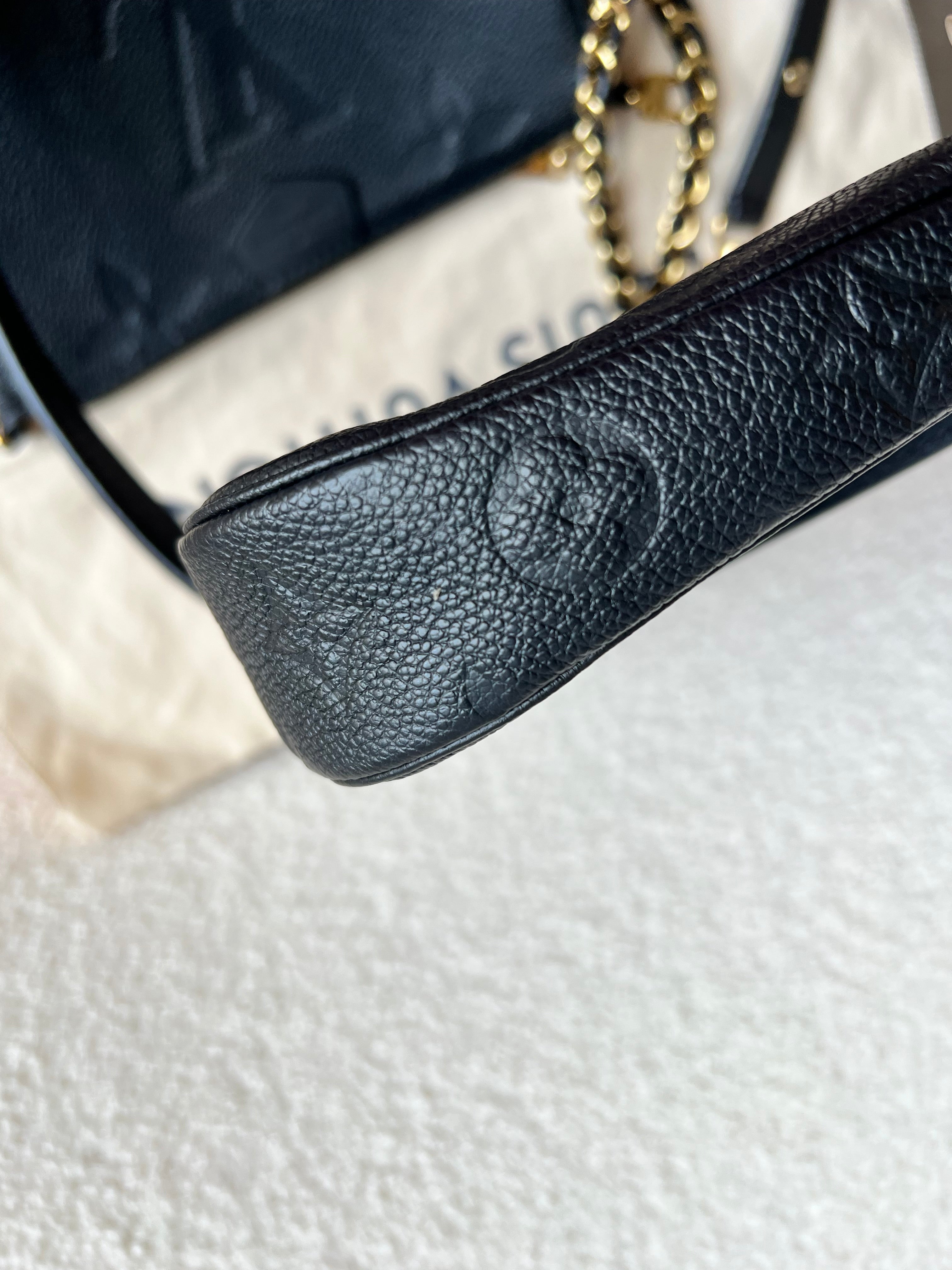 Louis Vuitton Multi Pochette Accessoires Black Empreinte (RRP £2140)