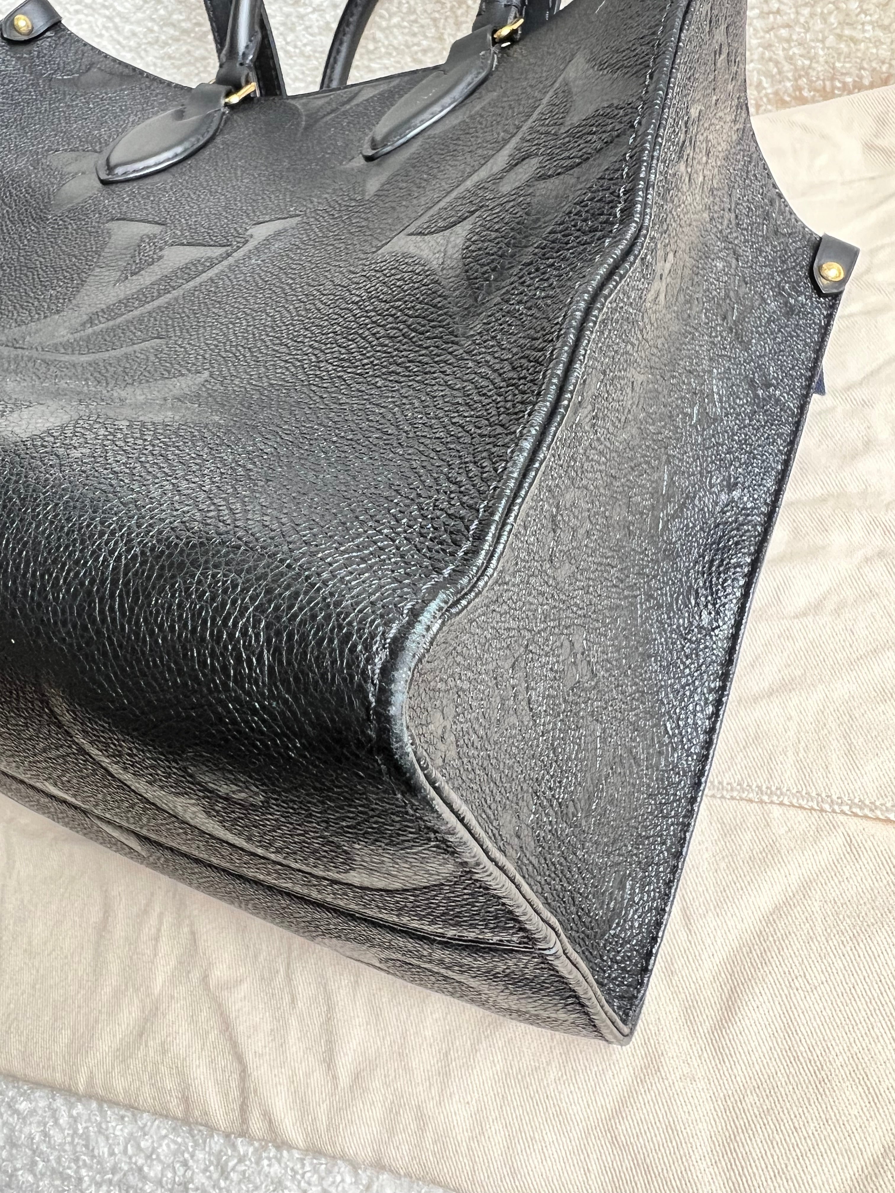Louis Vuitton On the Go MM Black Empreinte (RRP £2,250)