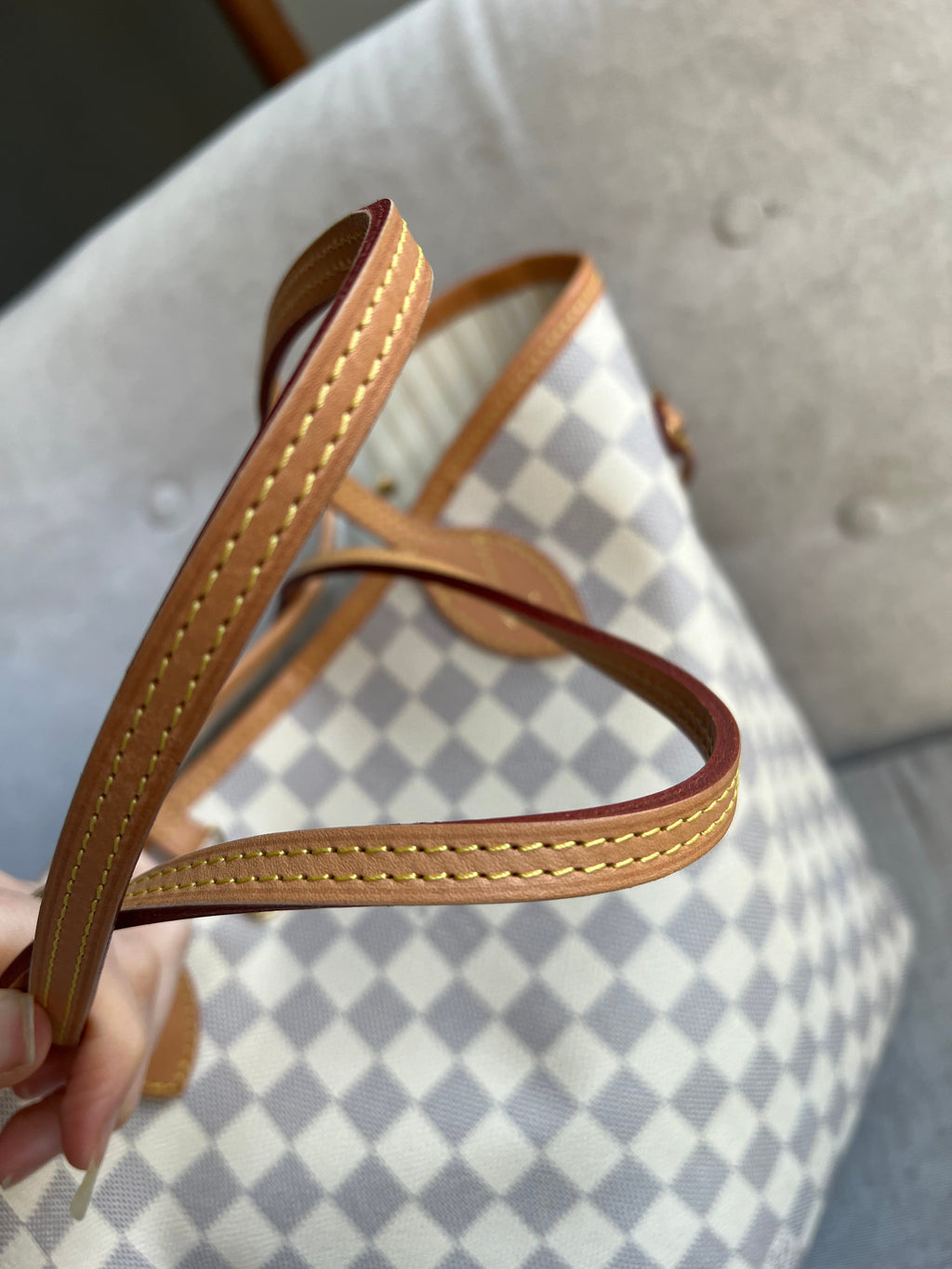 Louis Vuitton Neverfull MM Monogram Damier Azur (RRP £1,410)
