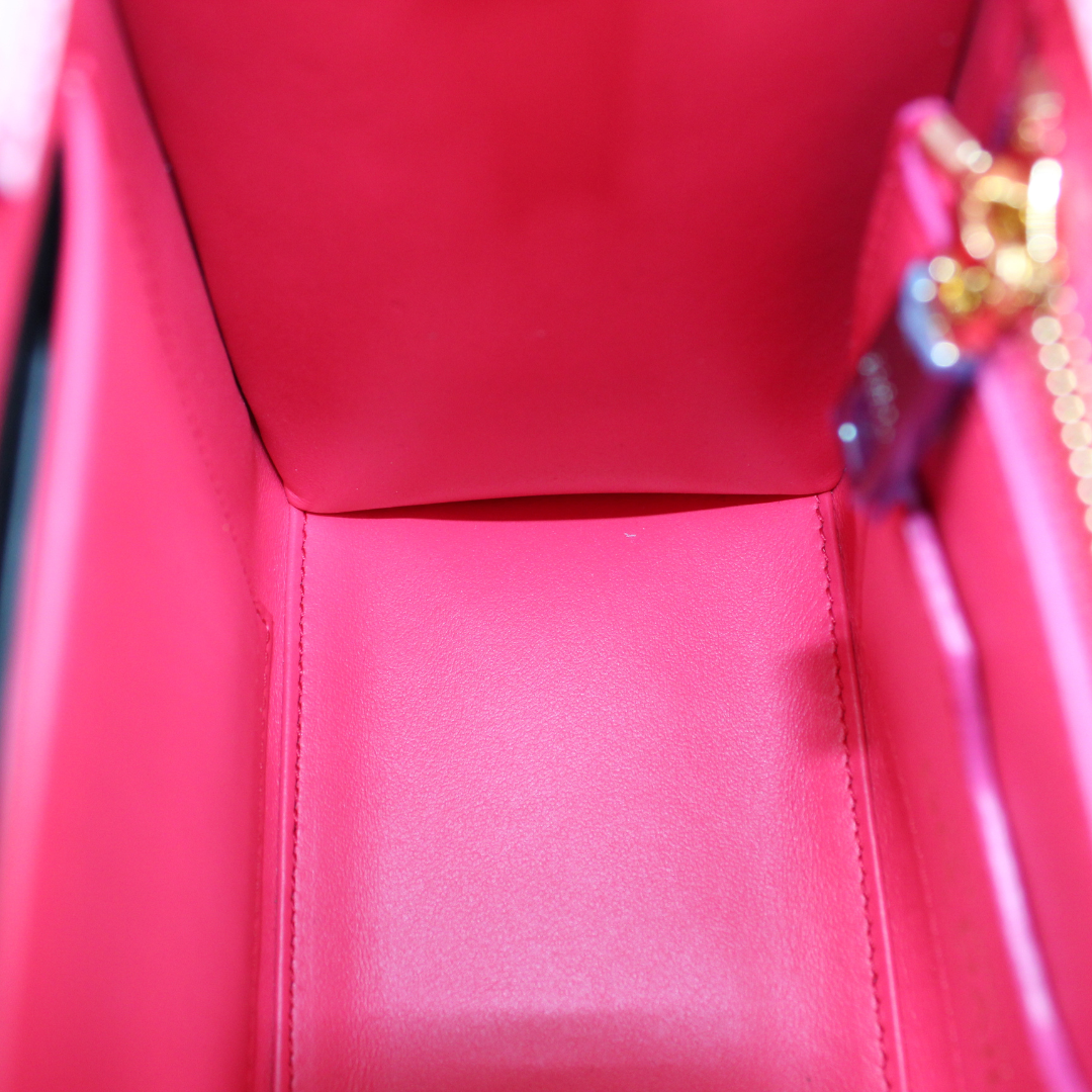 Dolce & Gabbana Ombre-Print Calfskin DG Daily Mini Shopper