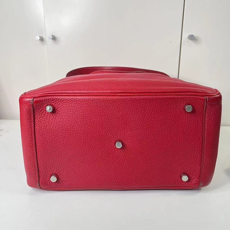 HermÃƒÆ’Ã‚Â¨s Maroon Color Lindy Bag