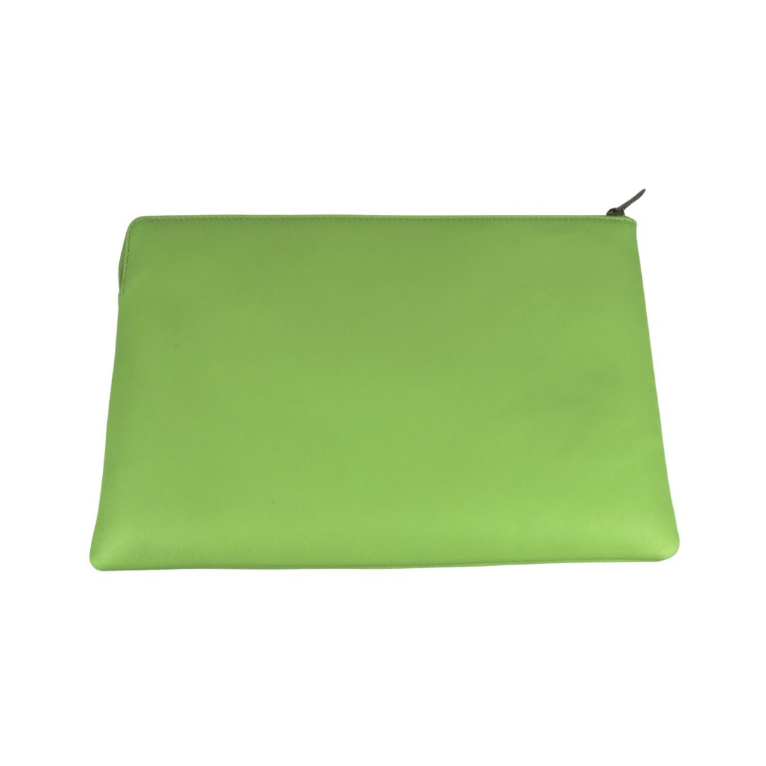 Celine Alphabet Pouch Pale Green (No Charm)