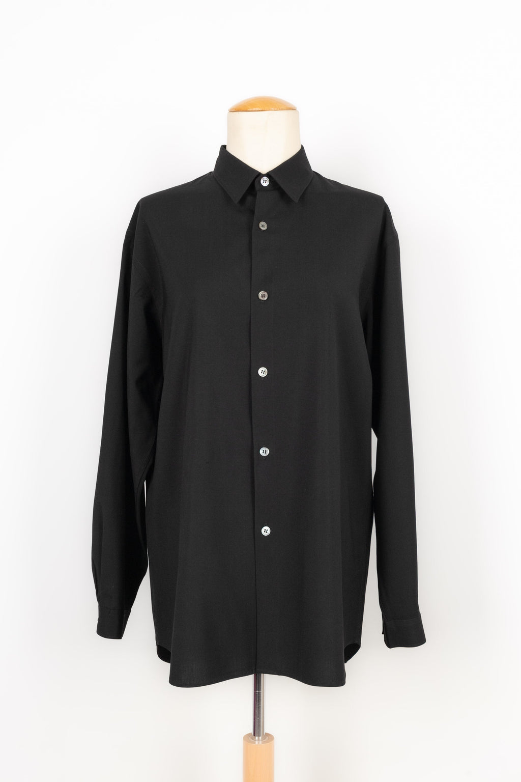Chemise noire Yamamoto