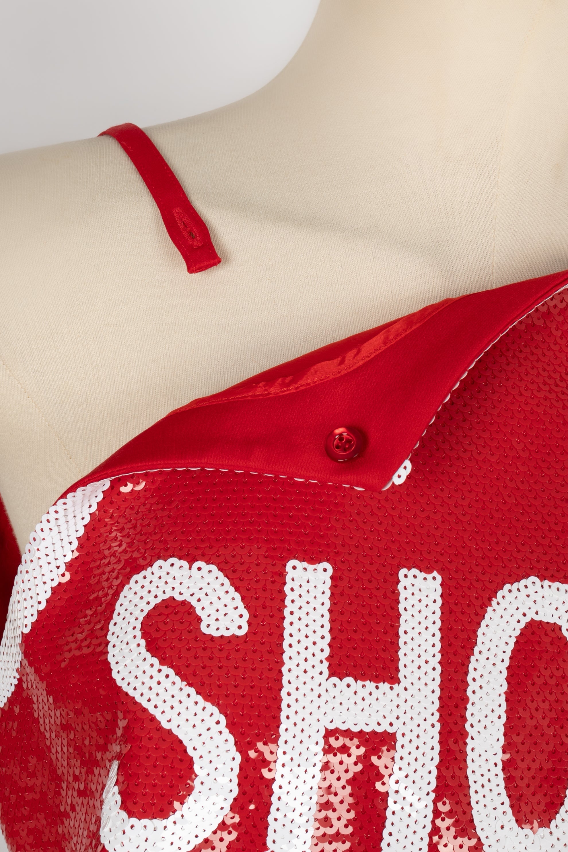 Haut ÃƒÆ’Ã‚Â  paillettes Moschino Printemps 2016