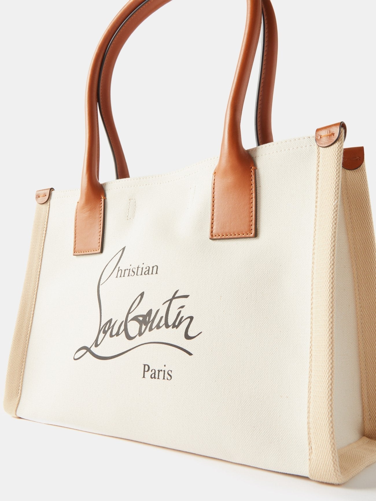 Christian Louboutin Women Small Nastroloubi Canvas Tote Bag