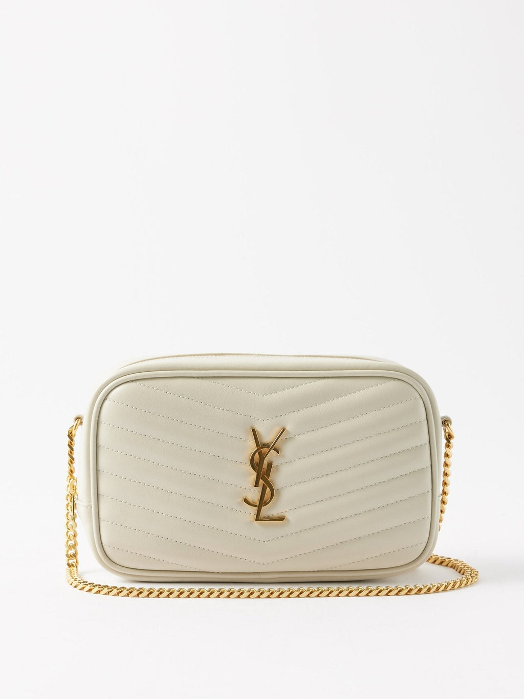 Saint Laurent Women Mini Lou Leather Shoulder Bag