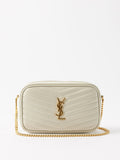 Saint Laurent Women Mini Lou Leather Shoulder Bag