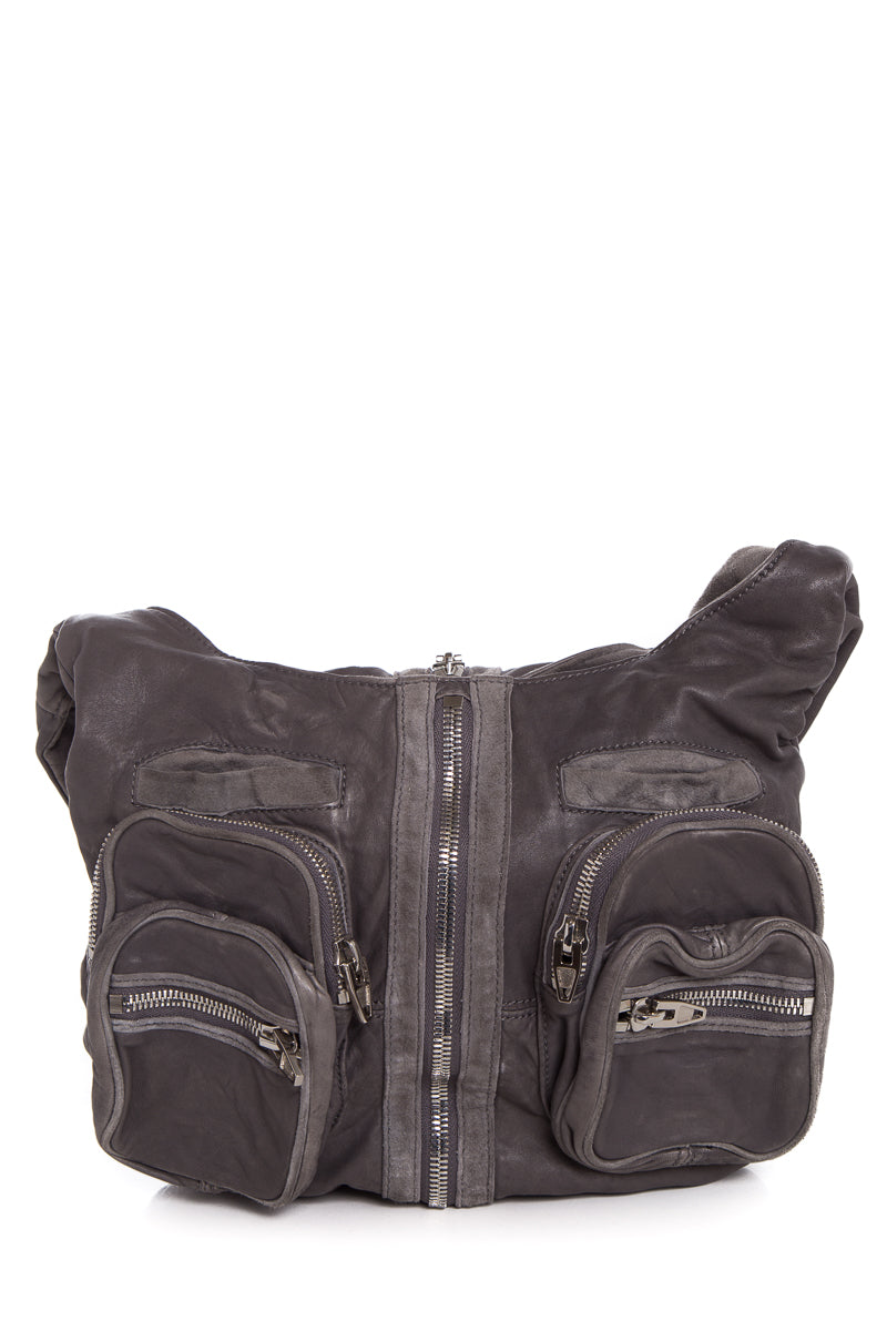Alexander Wang Gray Leather Cross-Body