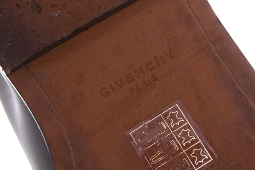 Givenchy Black Shark Tooth Tall Boots SZ 36