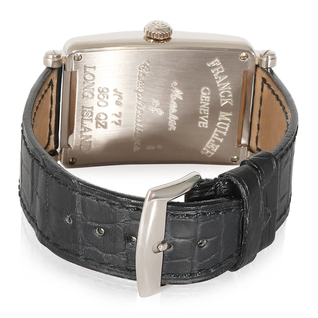 FRANCK MULLER Long Island 950 QZ Unisex Watch in 18kt White Gold