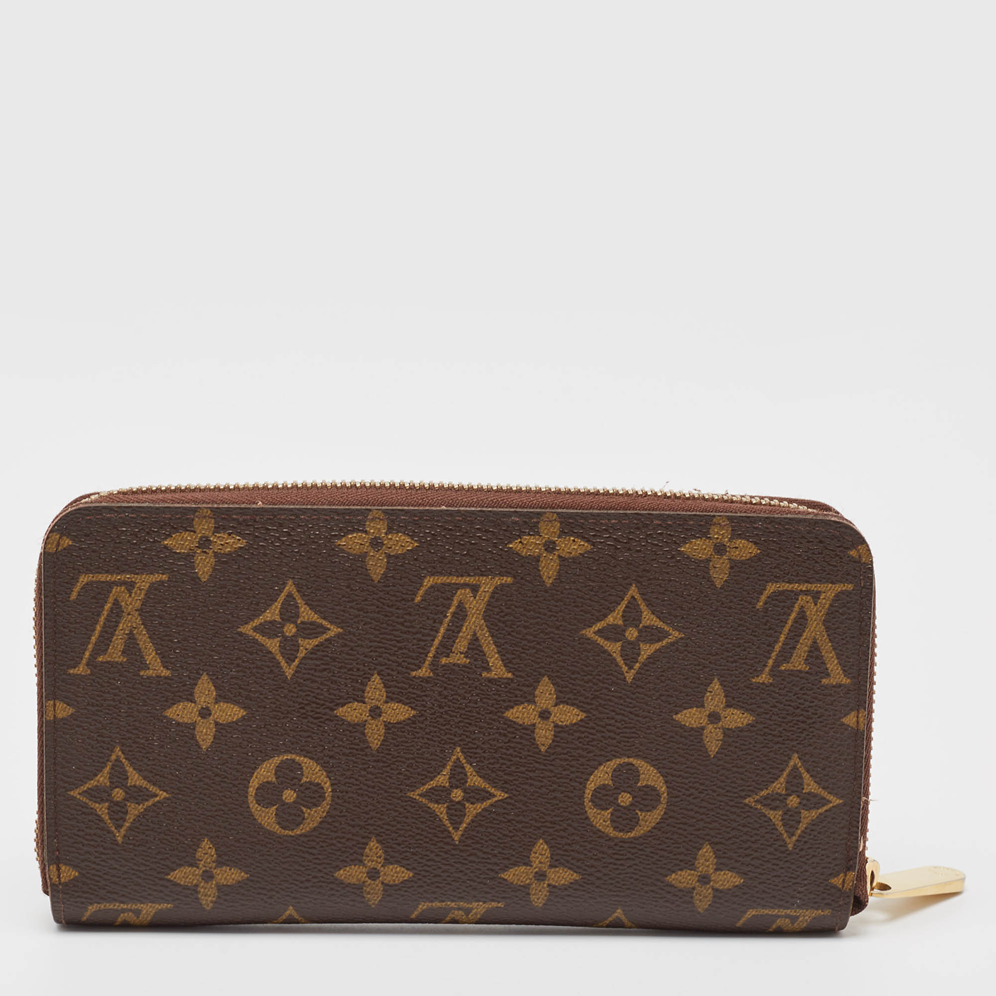 Louis Vuitton Monogram Canvas Zippy Wallet..