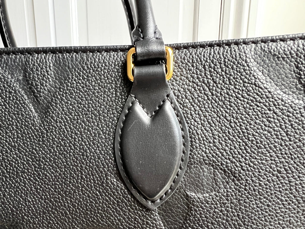 Louis Vuitton On the Go MM Black Empreinte (RRP £2,450)
