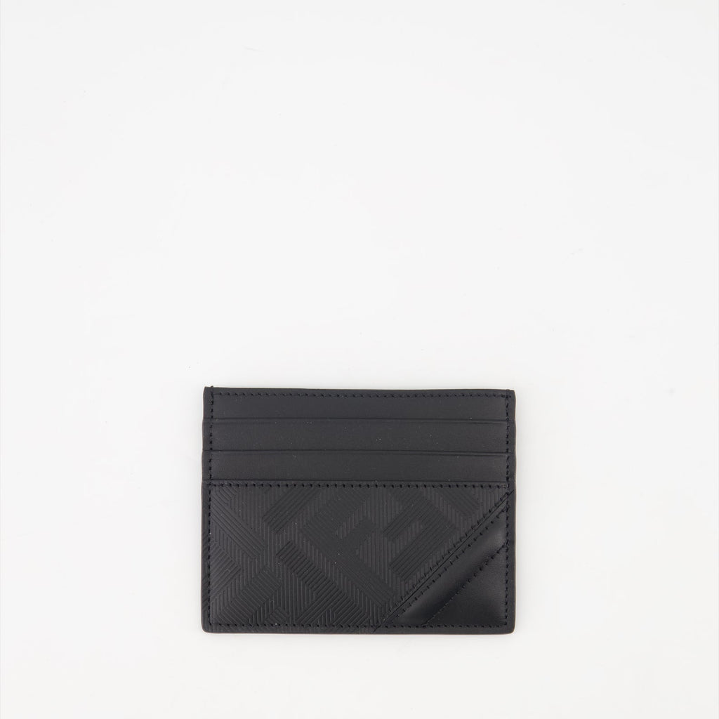 Porte-cartes en cuir Fendi Shadow