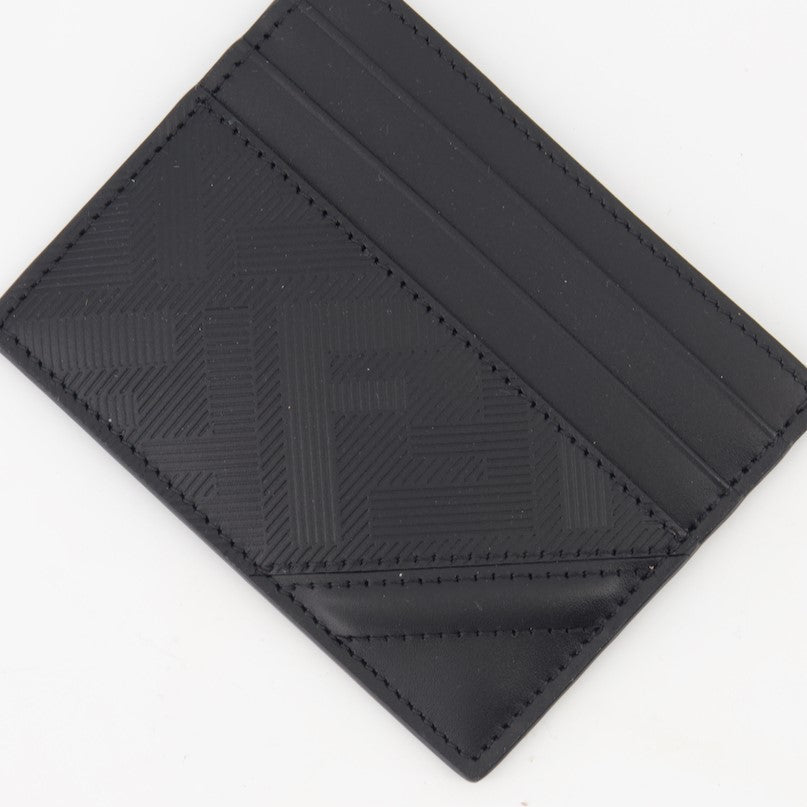Porte-cartes en cuir Fendi Shadow