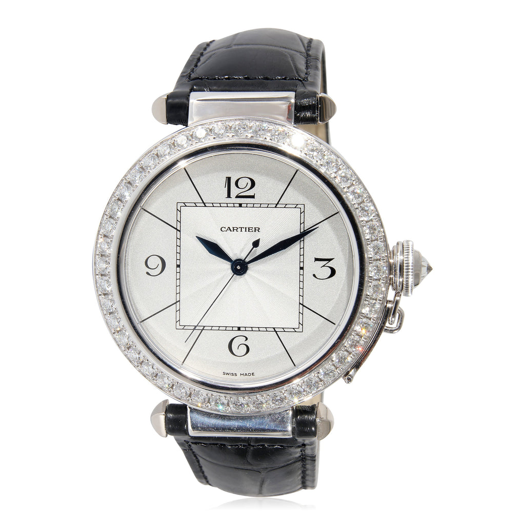 CARTIER Pasha de WJ120251 Men's Watch in 18kt White Gold