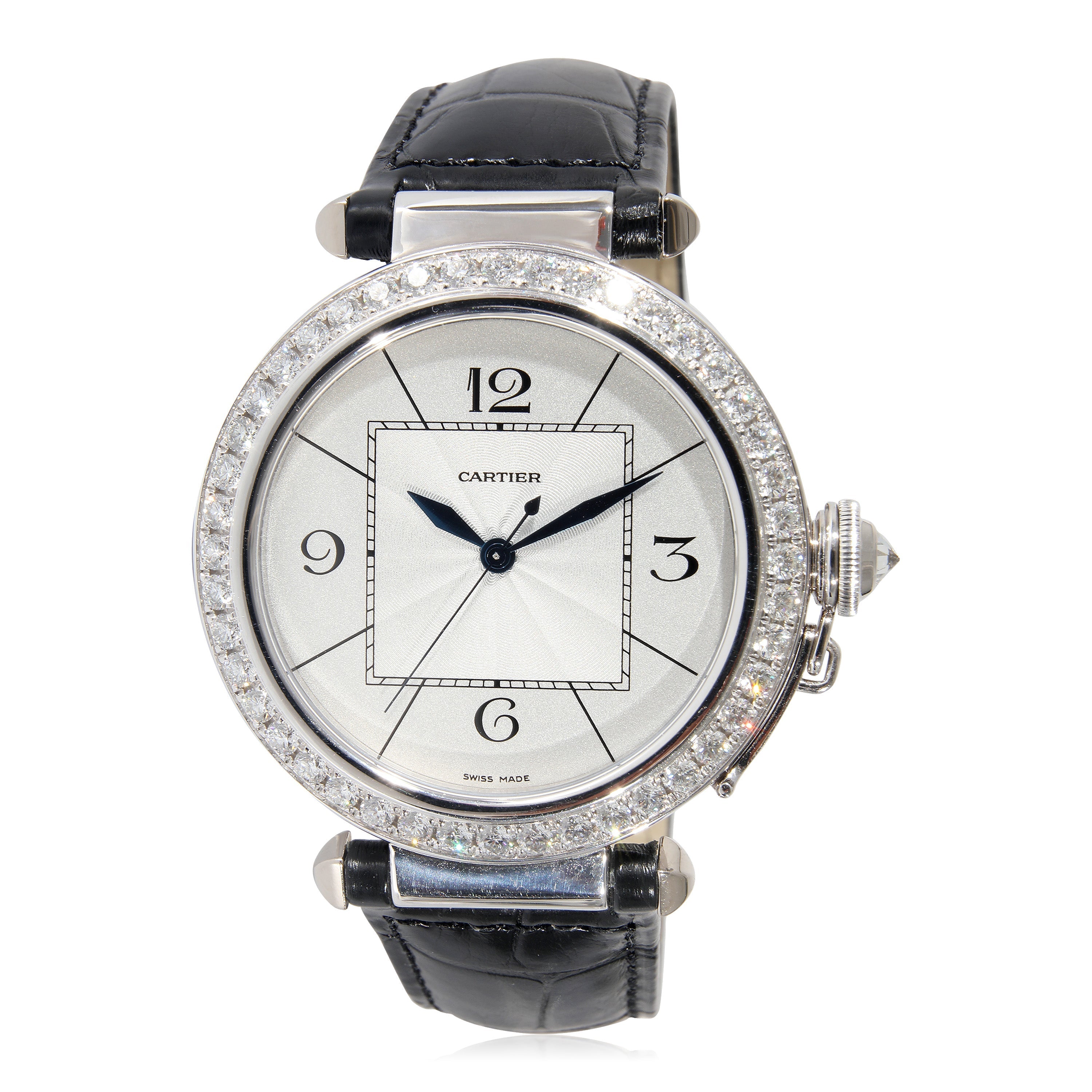 CARTIER Pasha de WJ120251 Men's Watch in 18kt White Gold